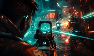 Slotime FPS oyuncusu aksiyon anı görüntüsü